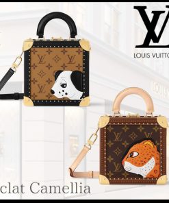 【デザインがお洒落♪】Louis Vuitton★ミニトランクバッグ M11206 M11210