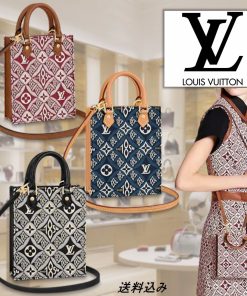 [LOUIS VUITTON] ルイヴィトン 新作 プティットサックプラ Since1854 2色 モノグラム ジャガード ハンドバッグ ショルダーバッグ 2way ミニトートバッグ ボディバッグ ポシェット ブランド