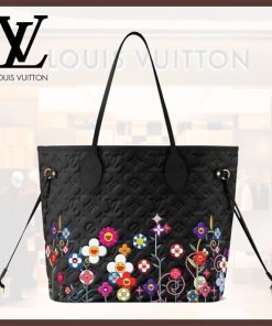 【にっこりお花がかわいい♪】Louis Vuitton トートバッグ
