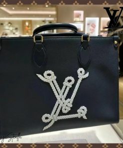 新作24SS【Louis Vuitton】オンザゴー MM トートバック ネイビー M24834