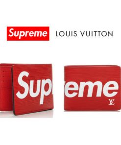 【LOUIS VUITTON】入手困難 Supreme×LouisVuitton エピ ウォレット レッ