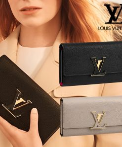 大人の余裕【ヴィトン】豪華パイソン☆長財布/unisex CAPUCINES M64 M68 N90