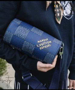 ダミエとフォルムがかっこいい♪LouisVuitton ショルダーバッグ N40695