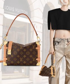 Louis Vuitton ヴィトンTシャツパンツスニーカー財布ピアスに合うハンドバッグ M46358